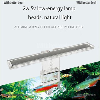 [BETTER] Aquarium Lamp LED Plant Light Fits Tanks Aquatic Lamp Aquarium Bracket Light #8
