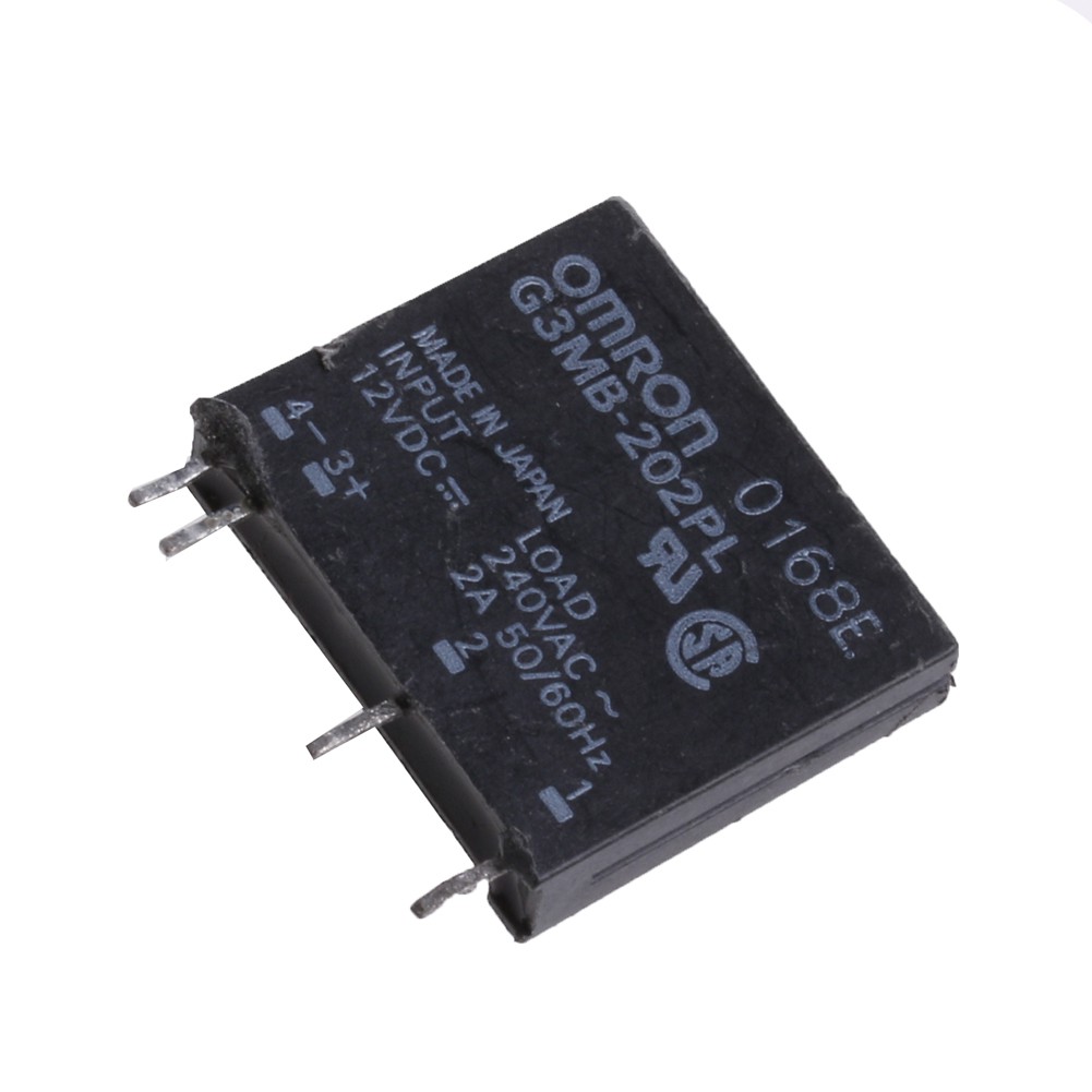 5PCS G3MB-202P DC-AC PCB SSR In 12V DC AC 2A Out 240V Solid State Relay Module 