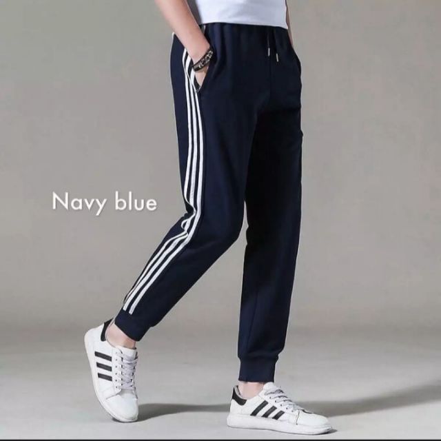 navy adidas joggers