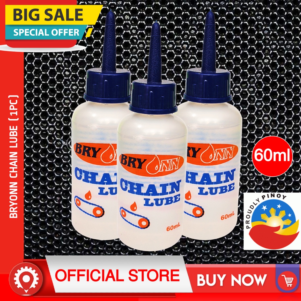 BRYONN Chain Lube Bicycle and Motorcycle Chain Oil 60ml (1pc) Shopee