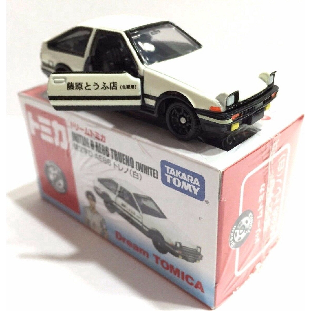 Takara Tomy Dream Tomica 145 Initial D Toyota Ae86 Trueno Diecast Toy Car Japan Contemporary Manufacture Toys Hobbies