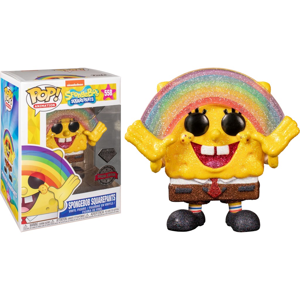 Spongebob Squarepants 558 Funko Pop Special Edition Diamond Collection Shopee Philippines