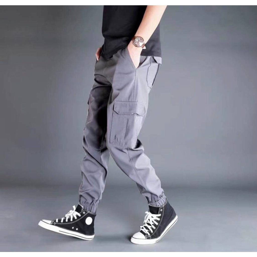 Good quality outdoor casual fashion six pocket jagger pants cargo pants for mens #7