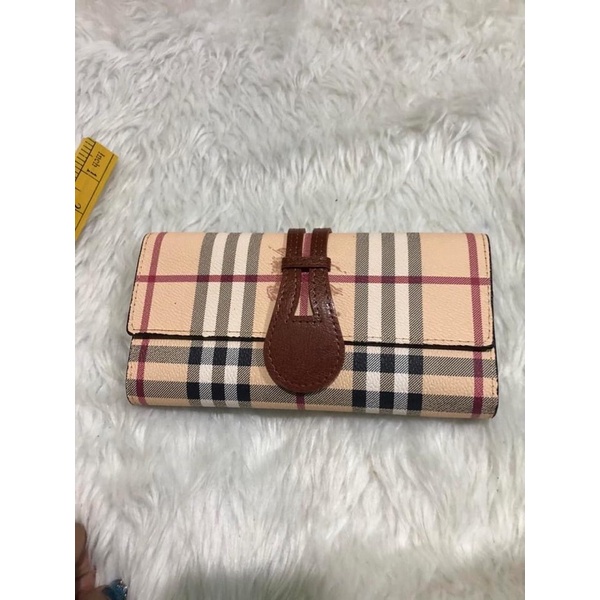 Burberry long wallet Japan preloved | Shopee Philippines