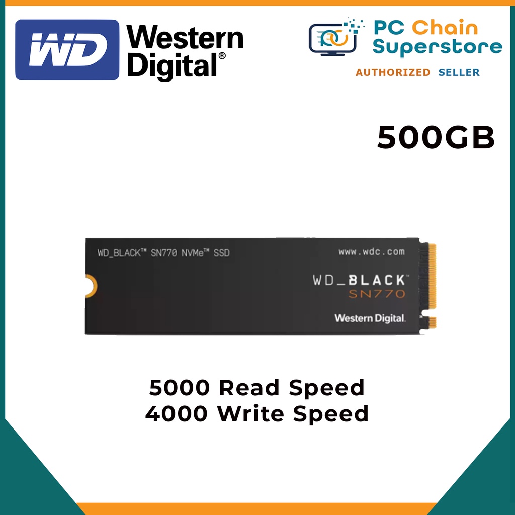  Western Digital WD_BLACK 1TB SN770 NVMe Internal