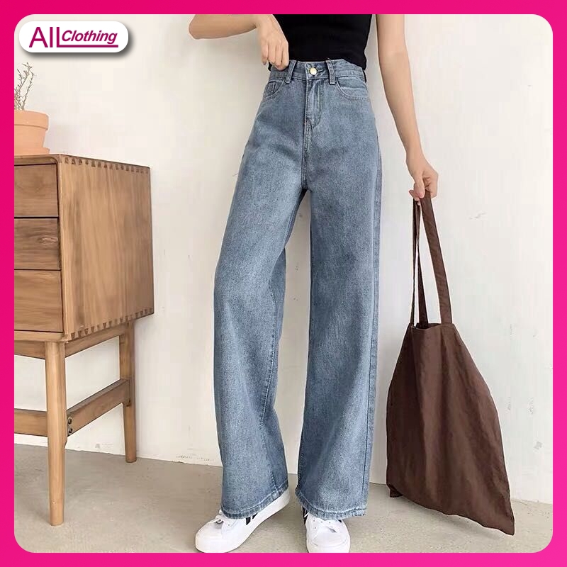 loose high rise jeans