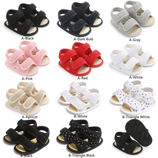 Baby Sandals Shoes Anti-Slip Infant Boys Girls Soild Breathable Soft Soled Sandal Toddler Prewalkers 0-18 Months