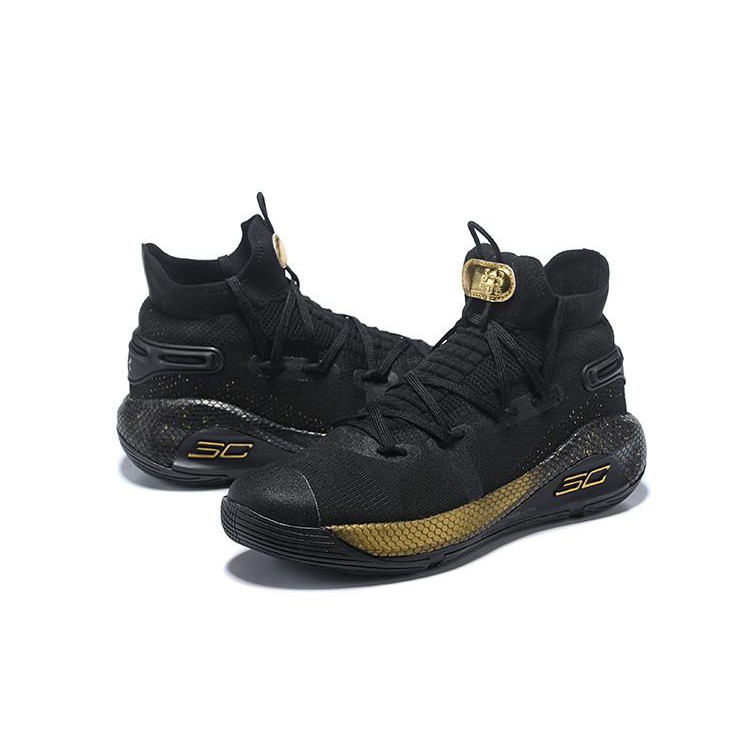 black and gold stephen curry shoes