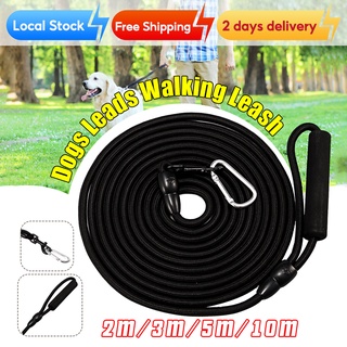 ★Fast Local Delivery★3/5/10M Extended Nylon Dog Lead Leash Training Long Line Recall Walking Leash with Soft Handle