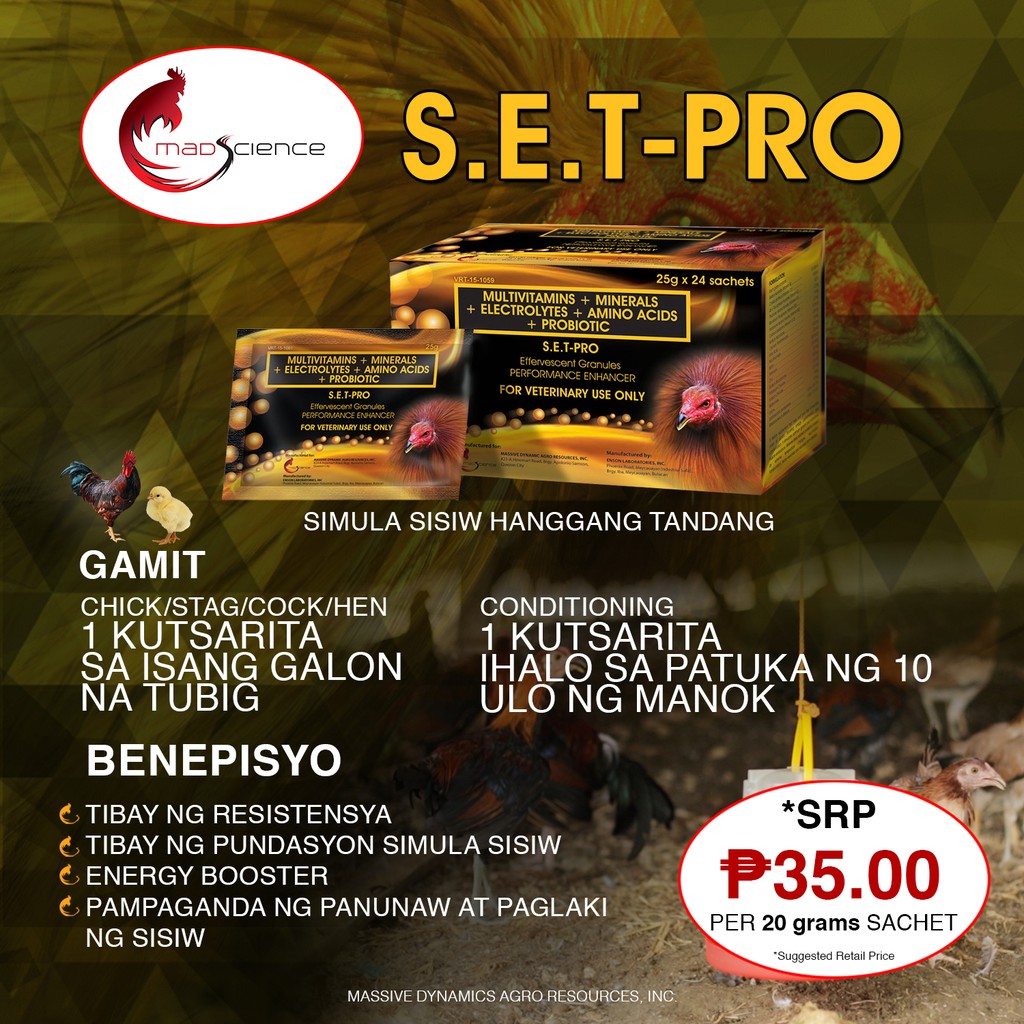 SET PRO Probiotic Multivitamins Powder 20g x 24 sachet of Mad Science