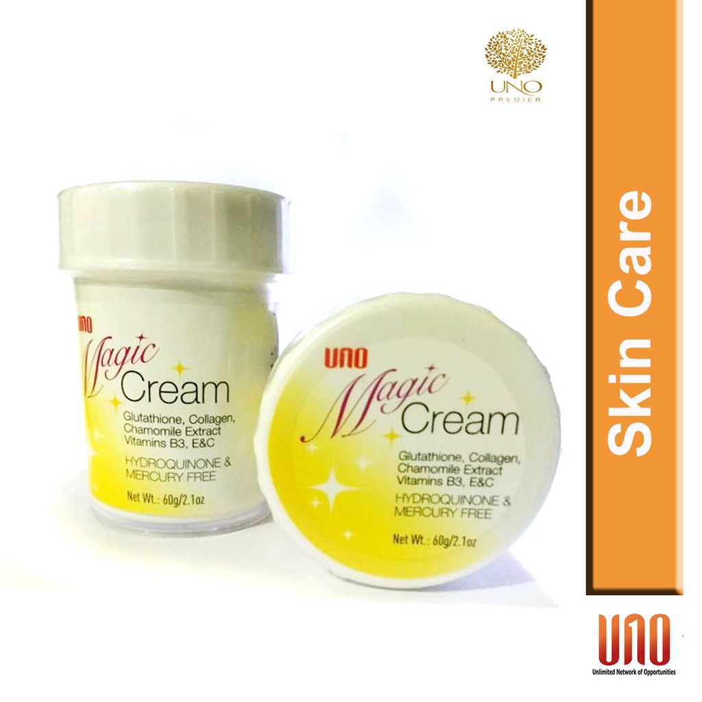 MAGIC CREAM WITH GLUTATHIONE, COLLAGEN, CHAMOMILE EXTRACT Shopee