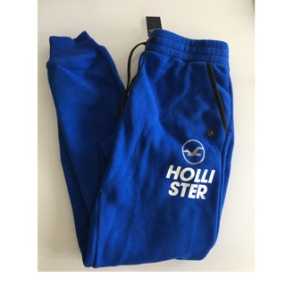 hollister blue joggers