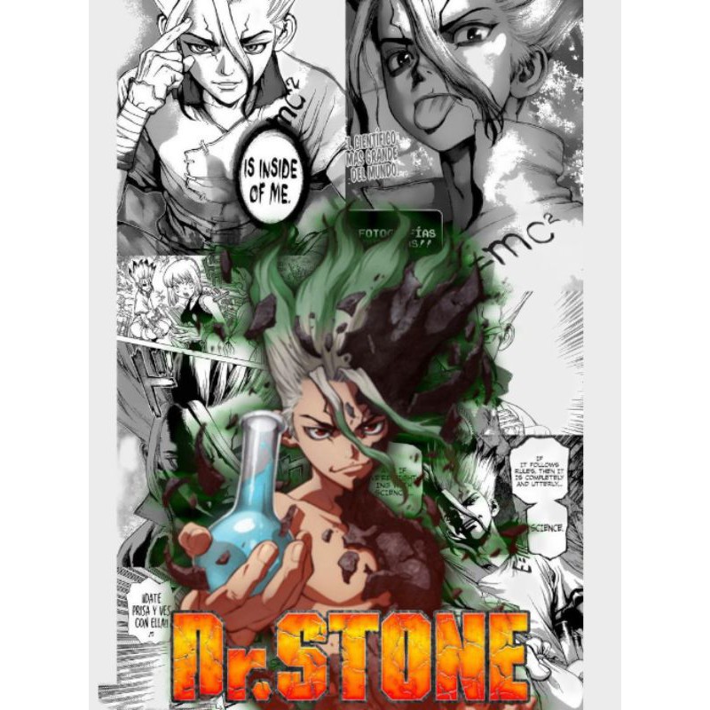 Dr Stone Manga Panel Wallpaper Shopee Philippines