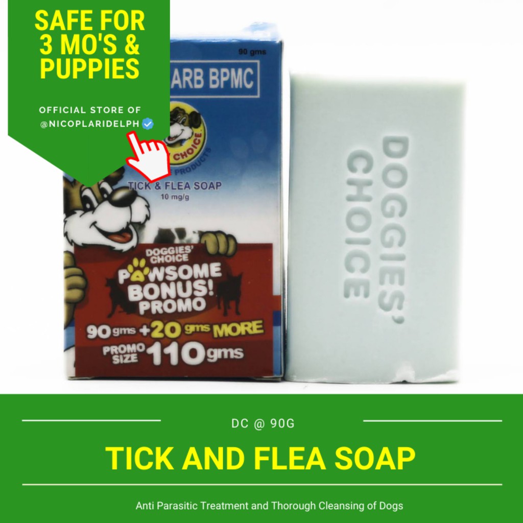 Doggies Choice Anti Tick and Flea Soap for Dogs (90g) Shopee Philippines