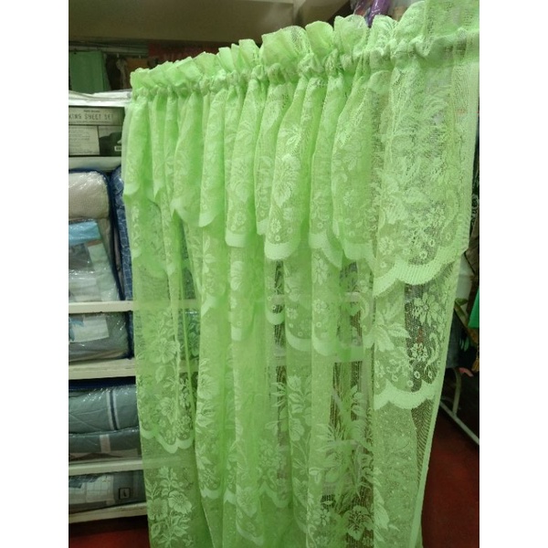 Single Panel Lace Curtain(half curtain60"x 40" ) (standard 60"x75