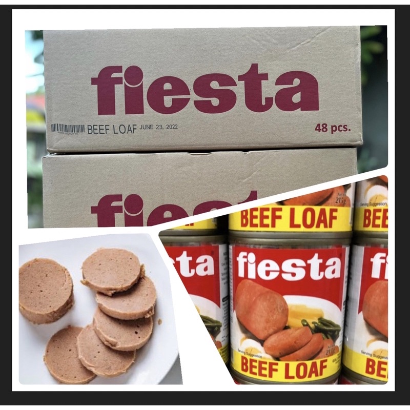 Fiesta Beef Loaf 215gms 6cans Pack Shopee Philippines