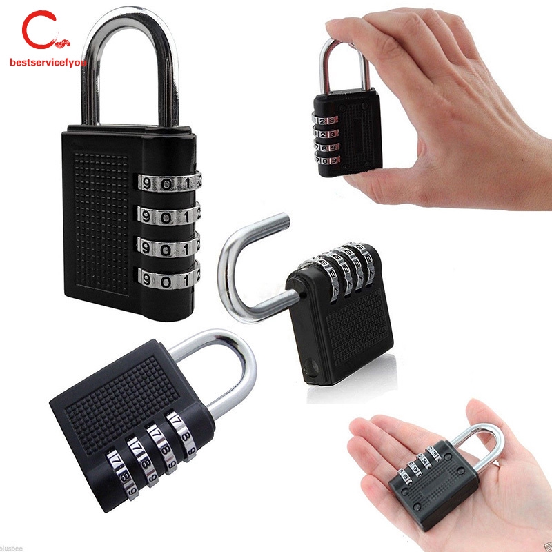 4 digit luggage lock