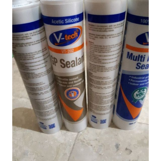 Silicon Sealant Bronze Vtech MultiPurpose Sealant (per tube) Shopee