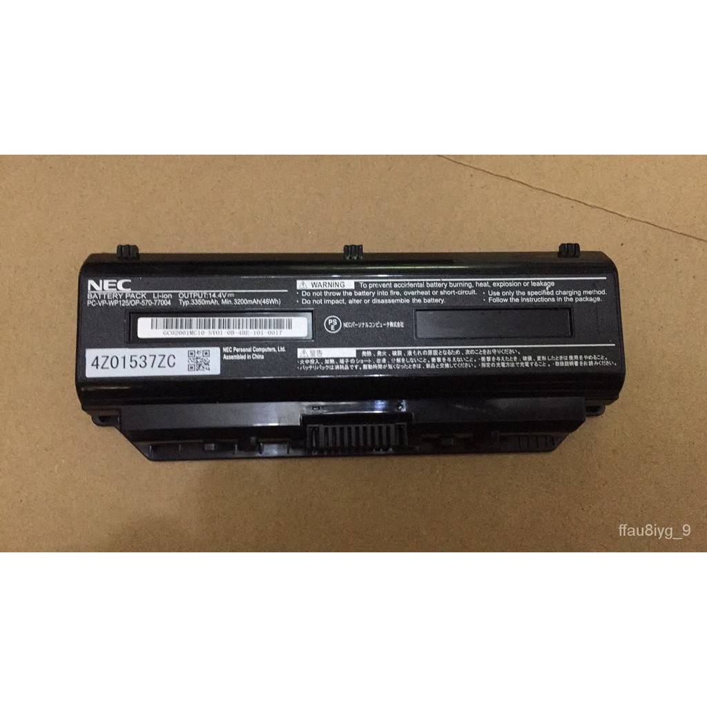 Original Nec Pc hs6r Pc Vp Wp125 Op 570 Laptop Battery Shopee Philippines