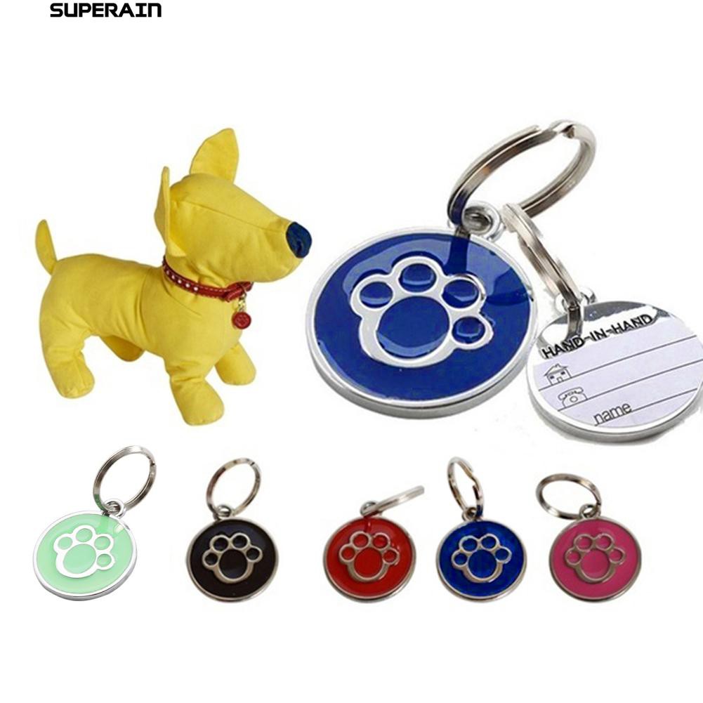 Superain Puppy Dog Cat Collar Id Tags Pendant Mini Claw Pet Supplies Shopee Philippines