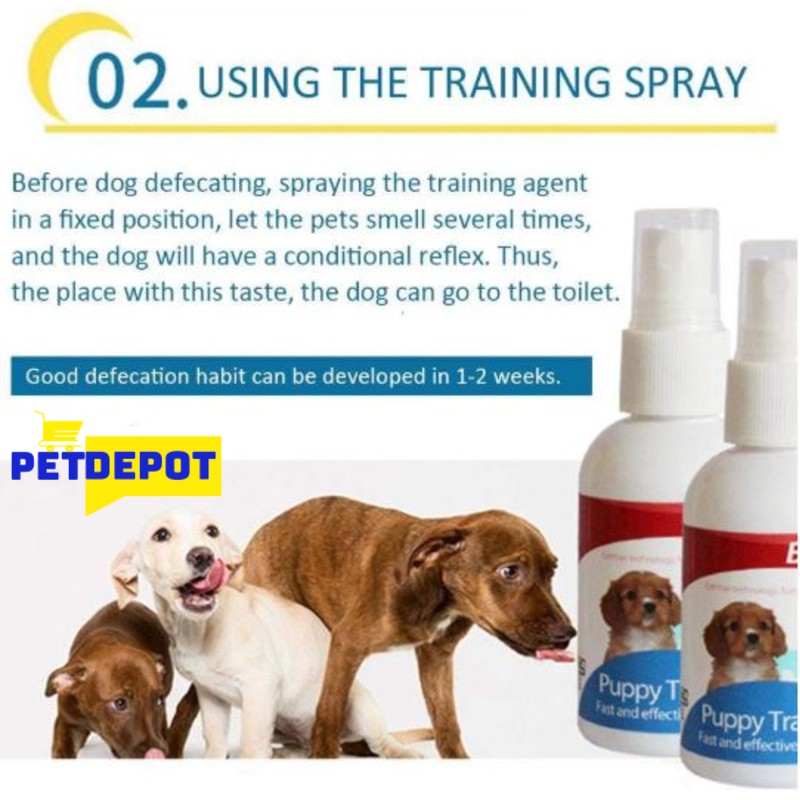 puppy training spray