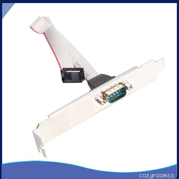 Motherboard rs232 db9 pin com port ribbon serial cable connector ...
