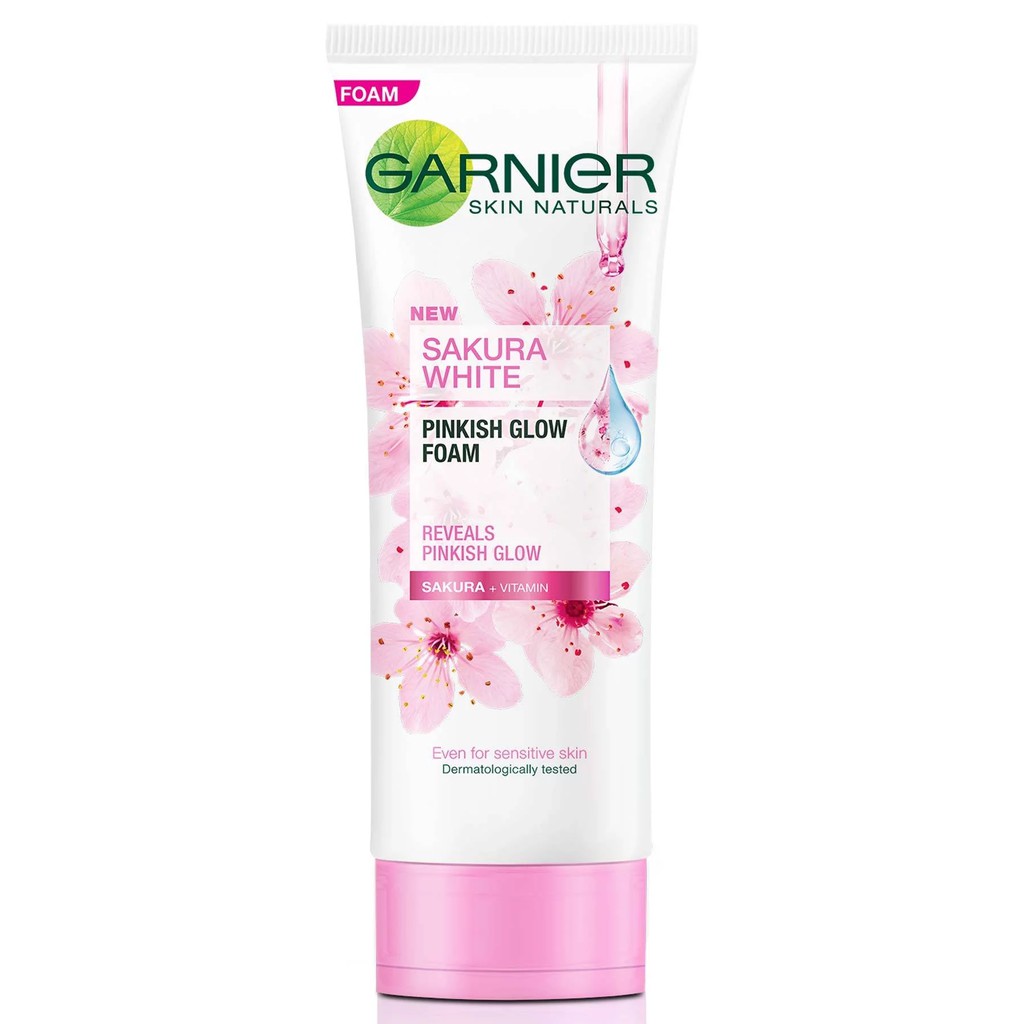 face wash garnier sakura white