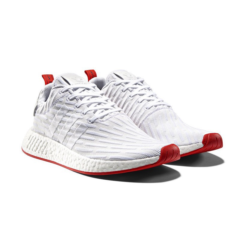 adidas nmd white with red