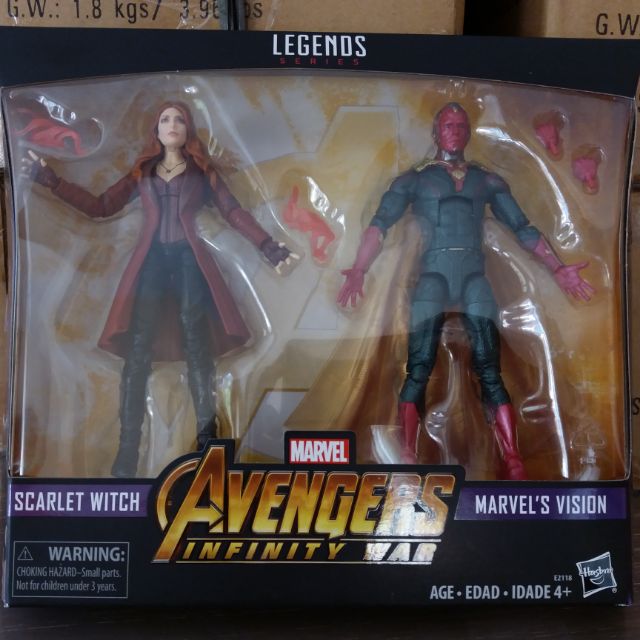 marvel legends vision 2 pack