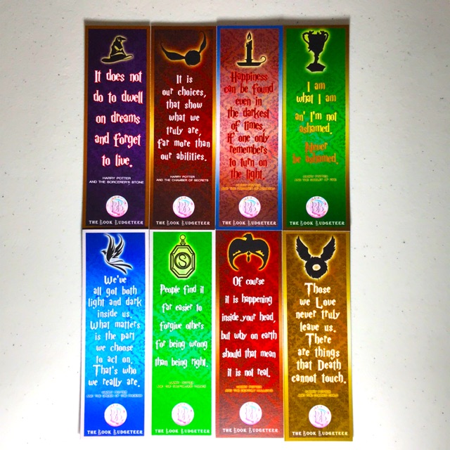 Harry Potter The Complete Bookmark Collection Shopee Philippines