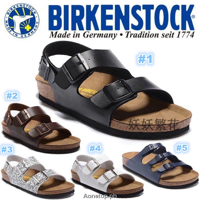 birkenstock milano unisex leather sandal