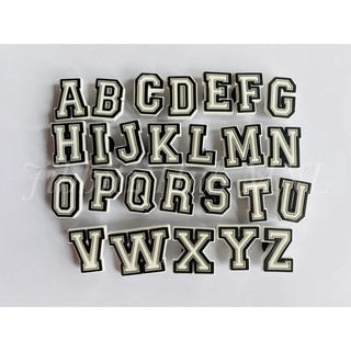 ▼☂Jibbitz Crocs Letters N-Z Alphabet Pins for Clogs Shoe Charms