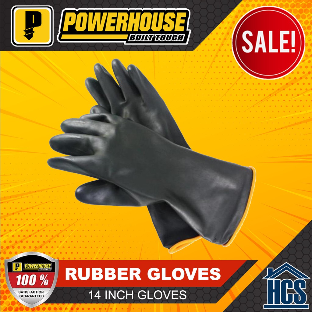 rubber gloves shopee
