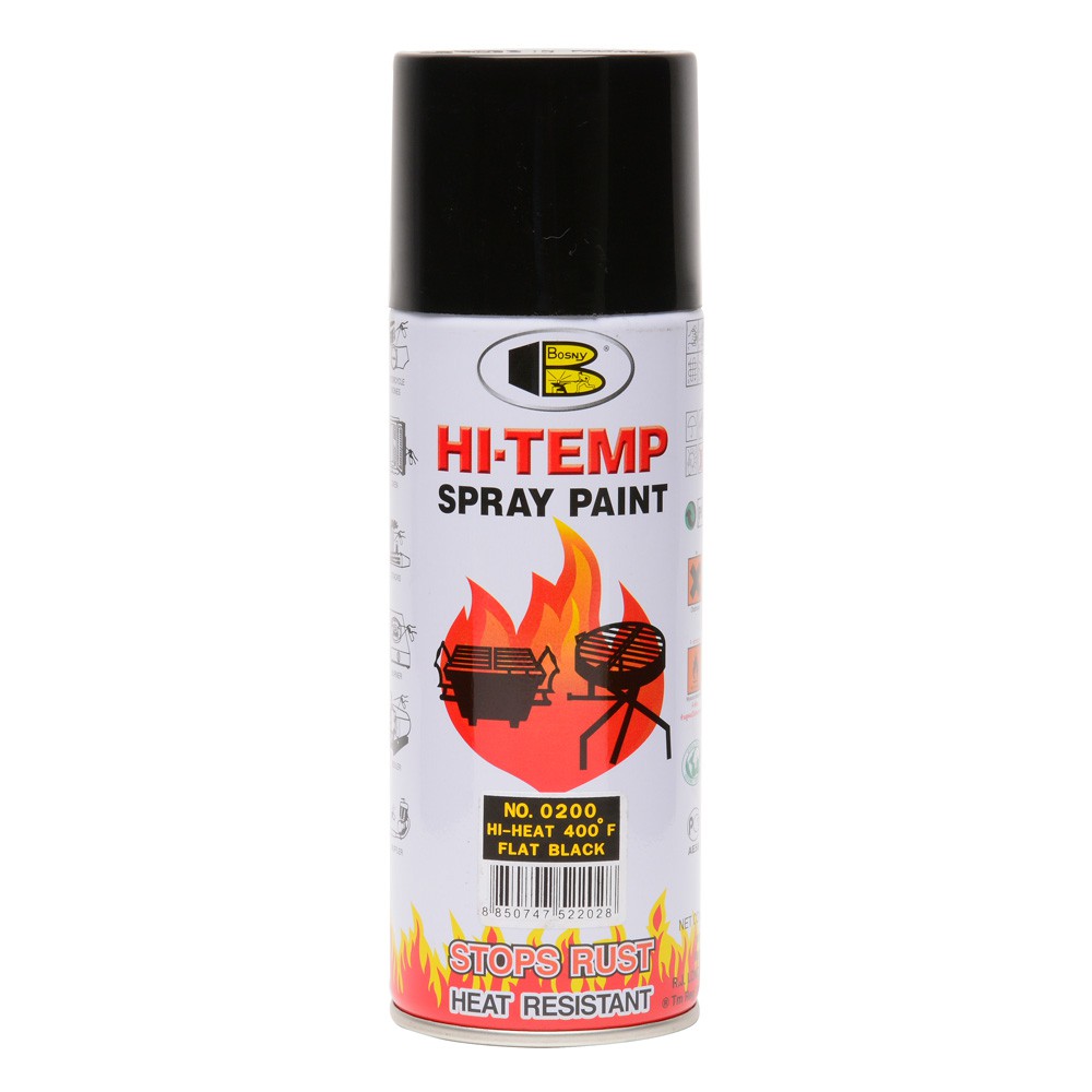 Bosny Hi Temp Heat Resistant 400F Spray Paint Shopee Philippines