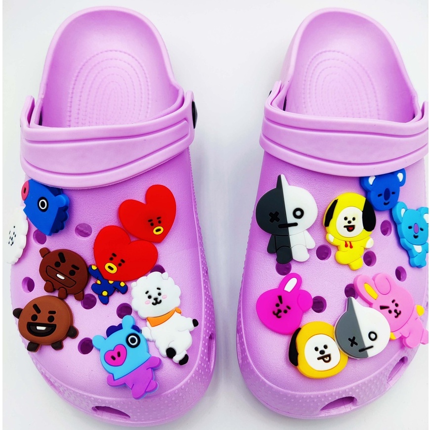BTS mascot Series 2 Jibbitz crocs shoes accessories buckle Charms Clogs  Pins | Shopee Philippines