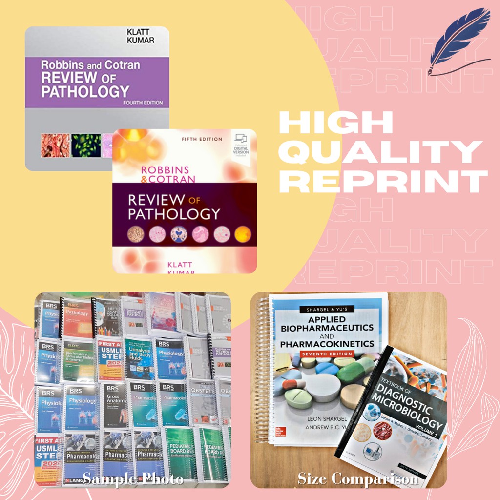 70/80gsm - Robbins and Cotran Review of Pathology 4th/5th Edition