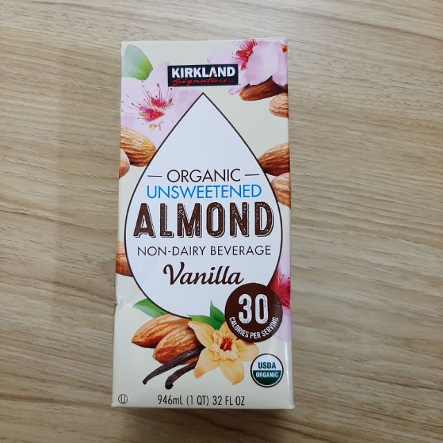 Kirkland Organic Almond Milk Unsweetened 946ml Keto Friendly Shopee