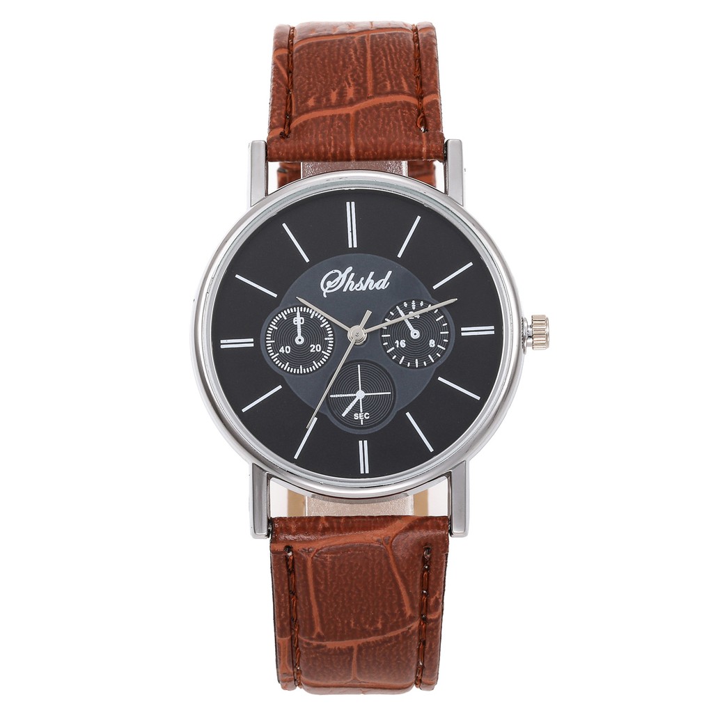 mens classic leather watch