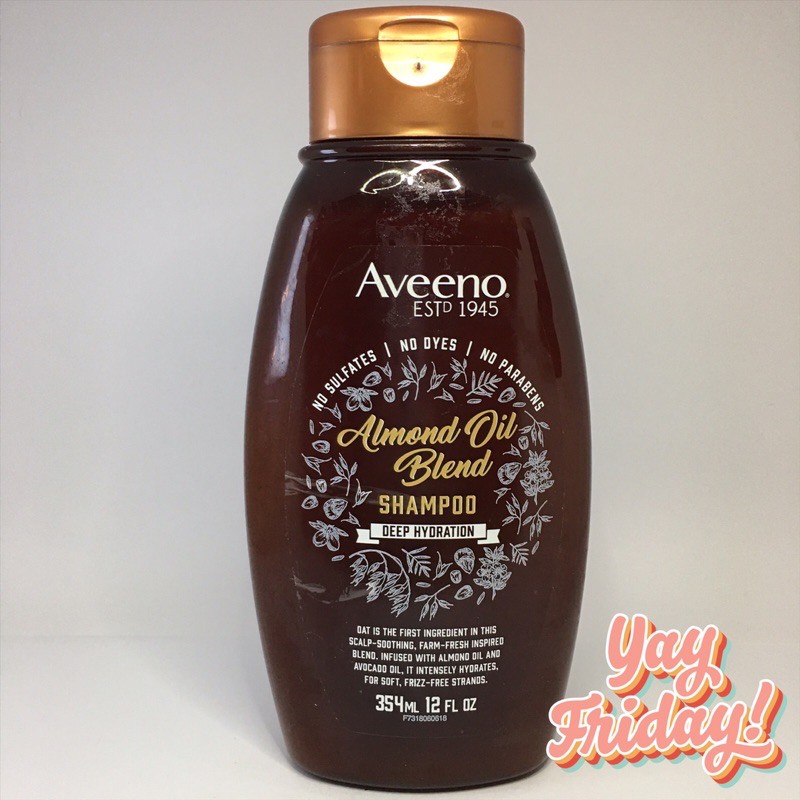 Aveeno Almond Oil Blend Shampoo Shopee Philippines
