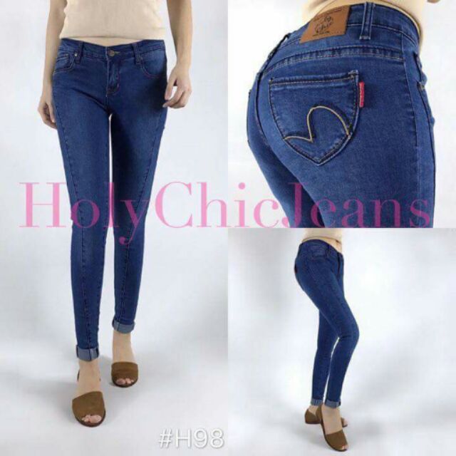 chic blue jeans