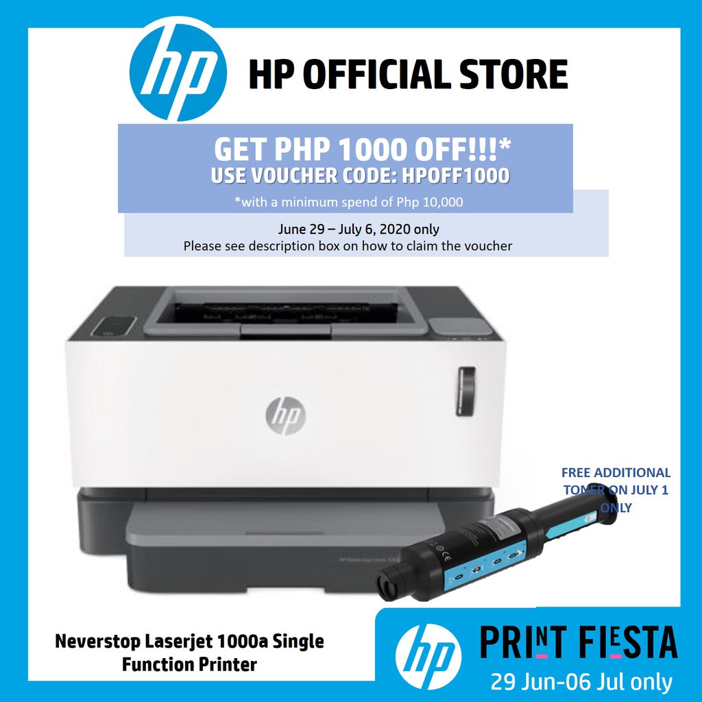 hp laser printer 1000a