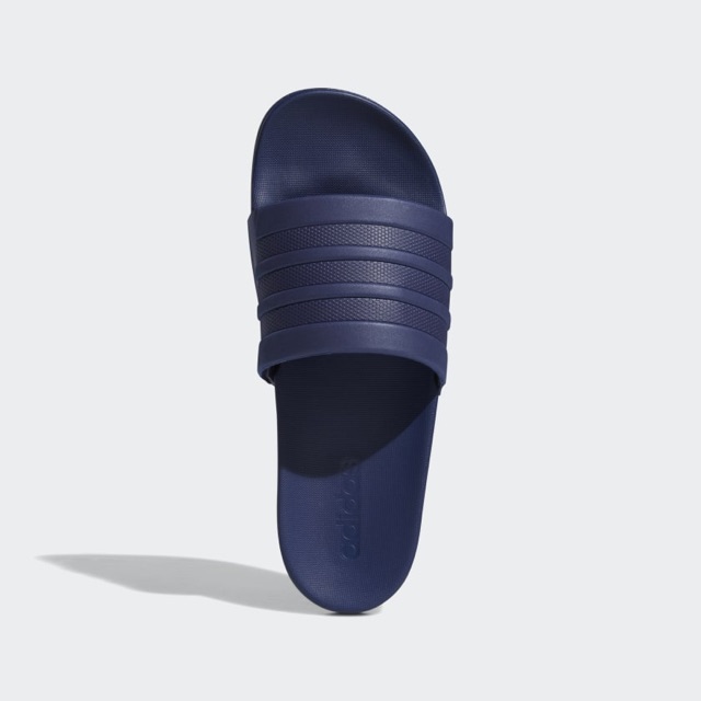 navy blue adidas slides