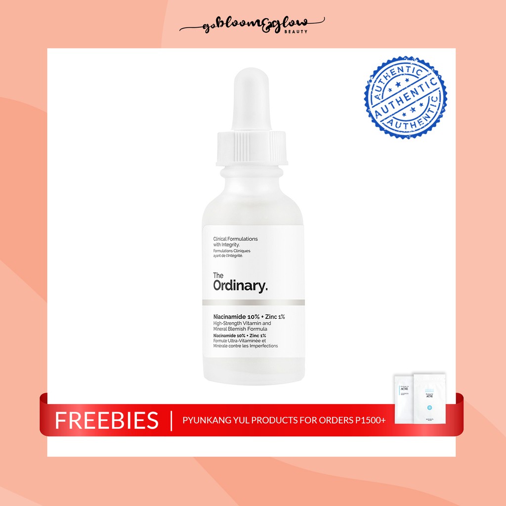 The Ordinary Niacinamide 10 Zinc 1 Shopee Philippines