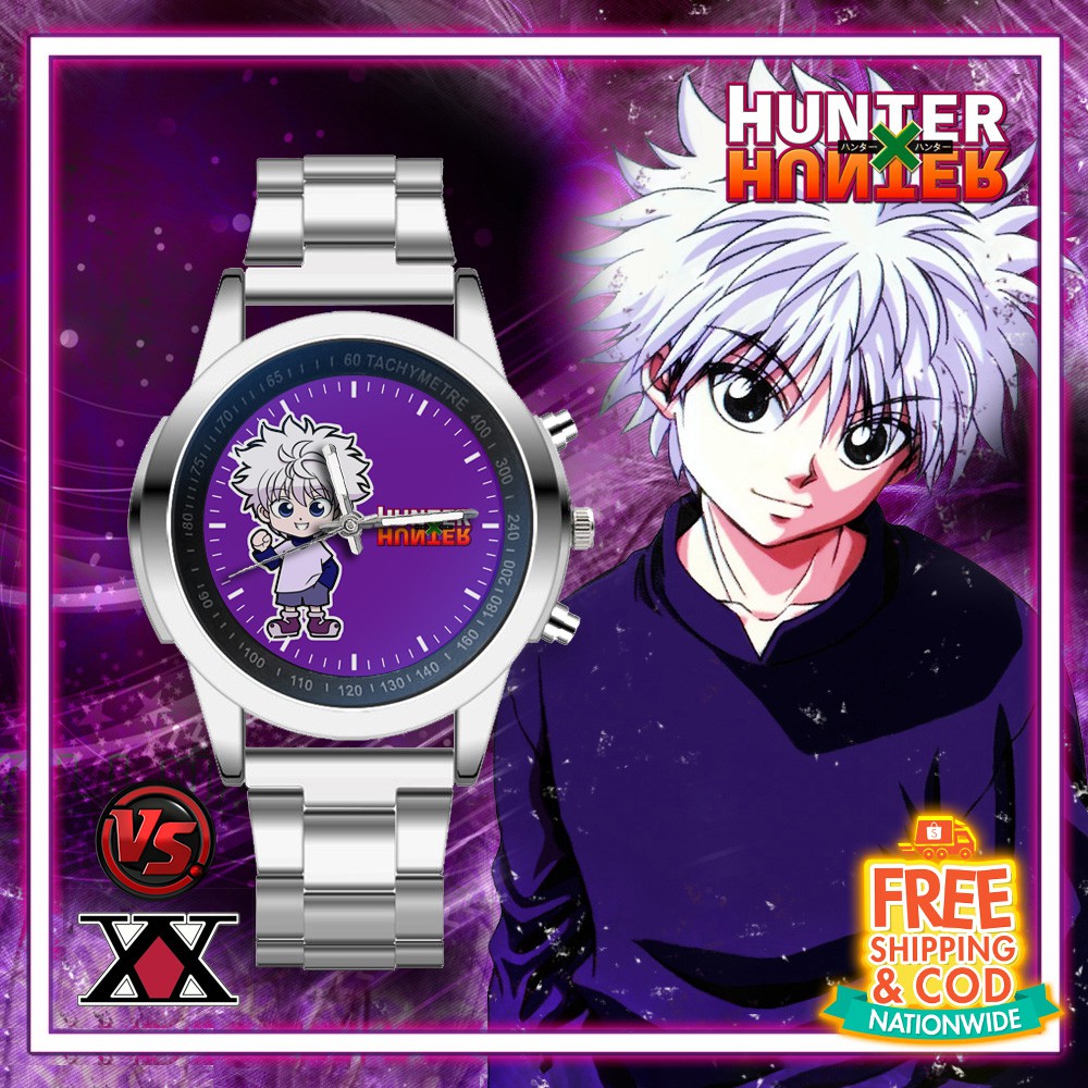 Killua Zoldyk Hunter X Hunter Anime Stainless Wrist Watches Shopee Philippines