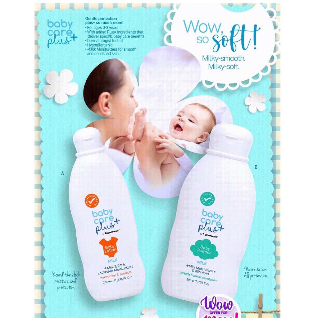 Baby Care Milk Lotion Or Bath 300 Ml By Tupperware Brands Shopee Philippines