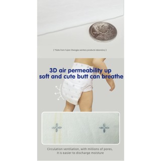 Yubest/ Baby Taped Diapers Newborn Bundle Pack Medium Size  76pcs #4