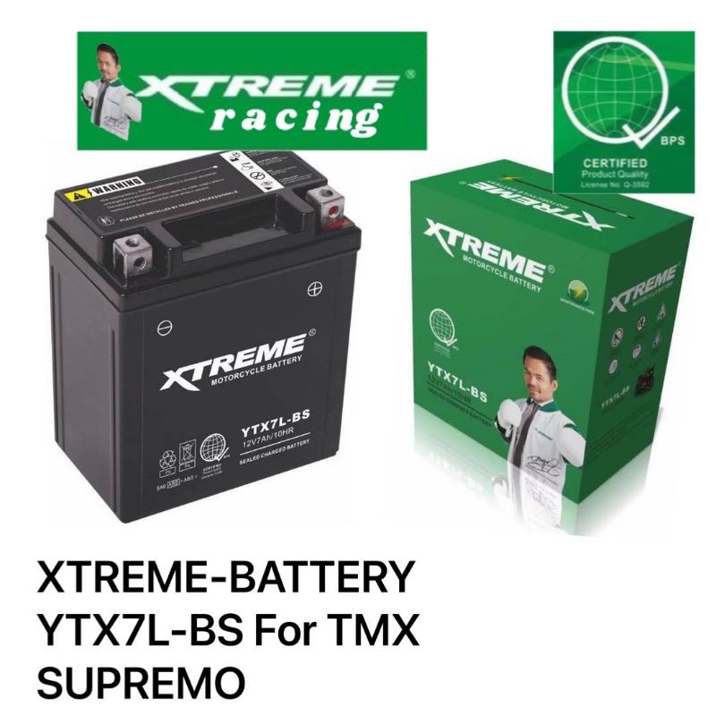 XTREMEBATTERY YTX7LBS For TMX SUPREMO Shopee Philippines