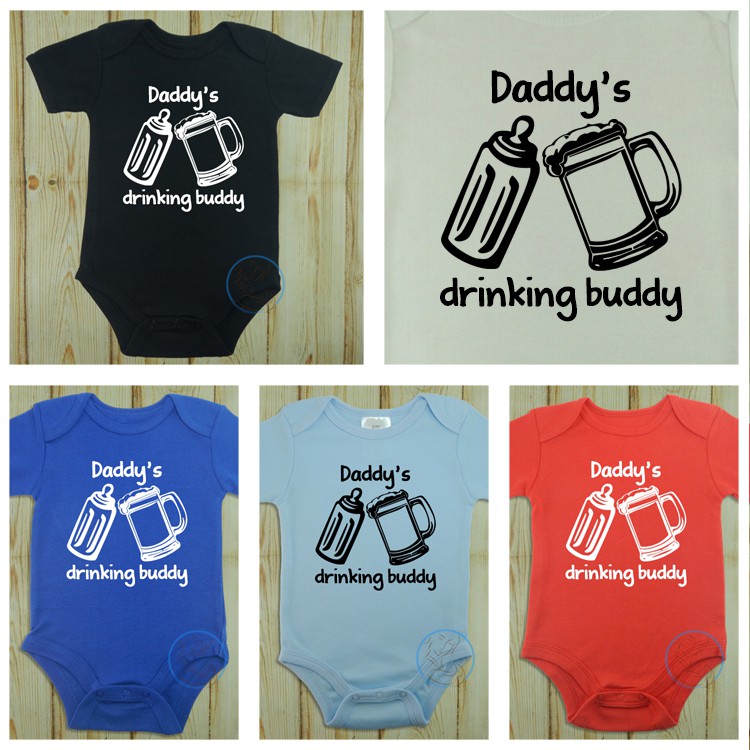 daddy's drinking buddy onesie