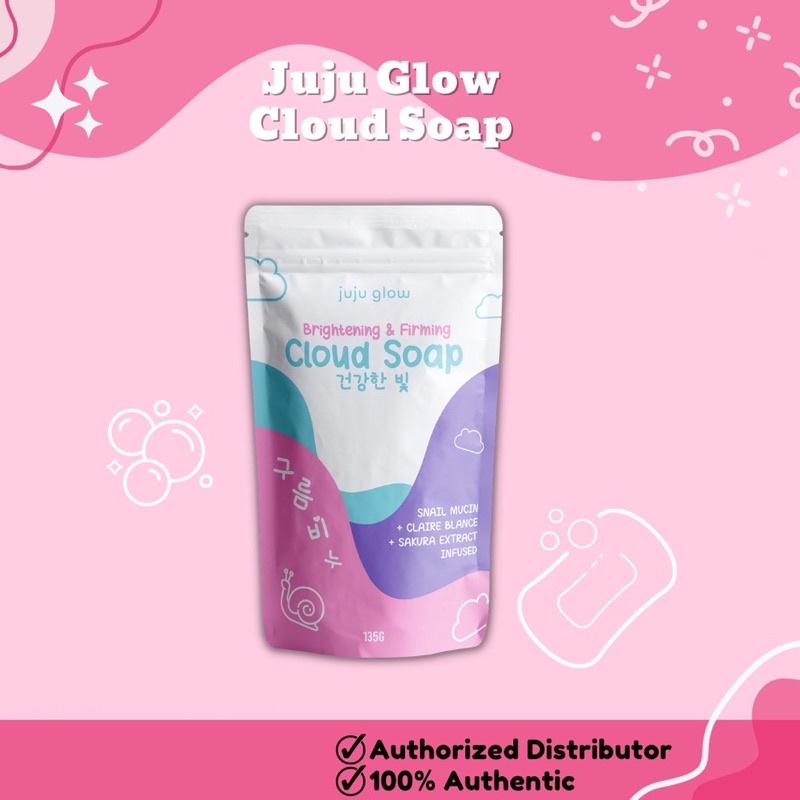 Juju Glow Cloud Soap Original Collagen Ice Cream Mask COD Shopee