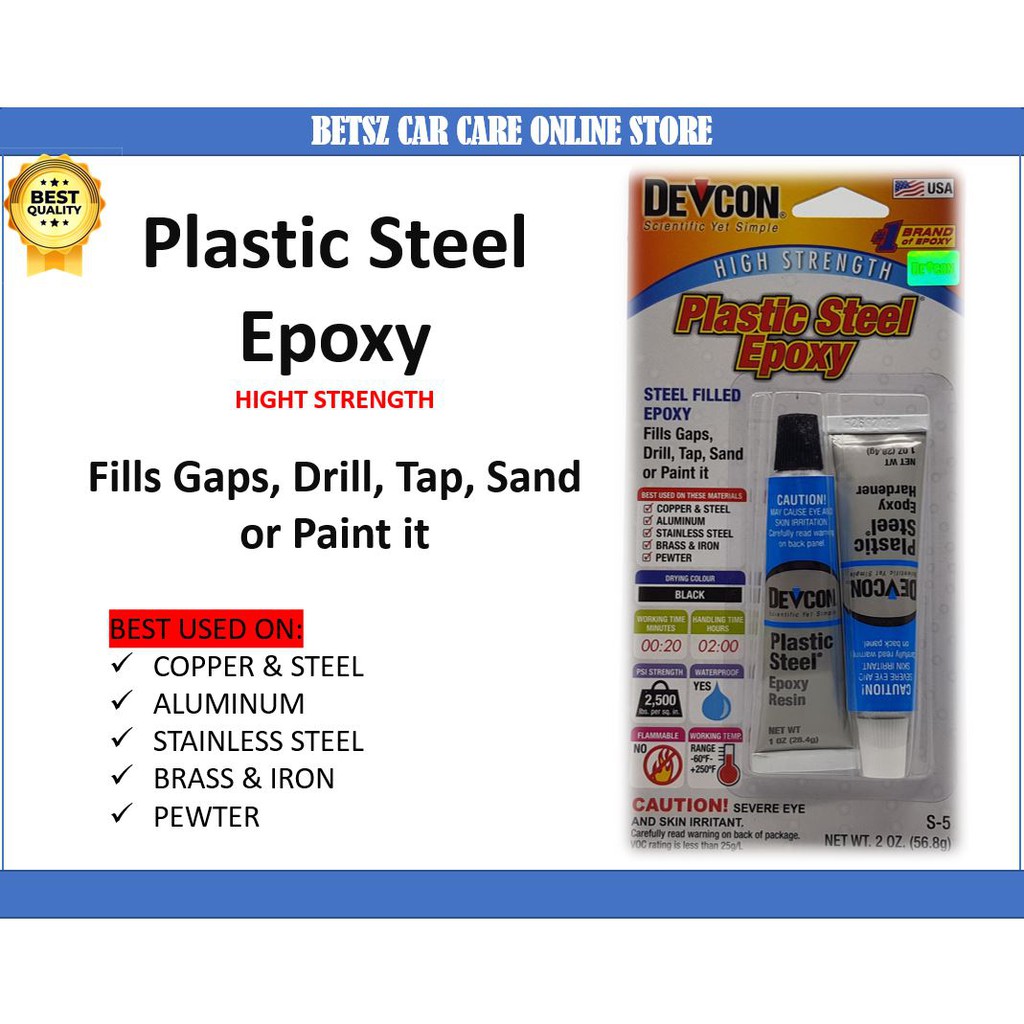 DEVCON Plastic Steel Epoxy HIGHT STRENGTH